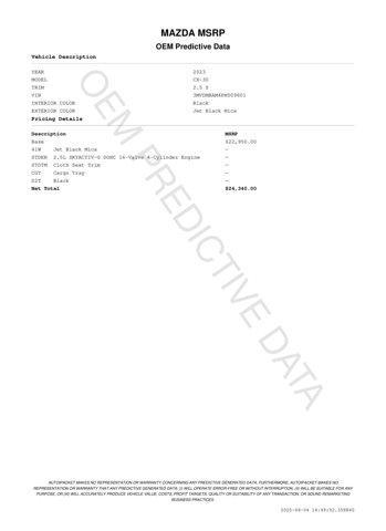 used 2023 Mazda CX-30 car, priced at $21,998