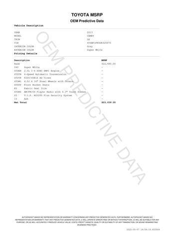 used 2013 Toyota Camry car, priced at $9,800