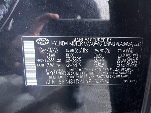 used 2023 Hyundai Santa Fe car, priced at $25,998