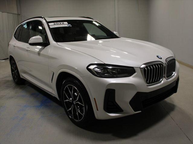 used 2022 BMW X3 car, priced at $39,495