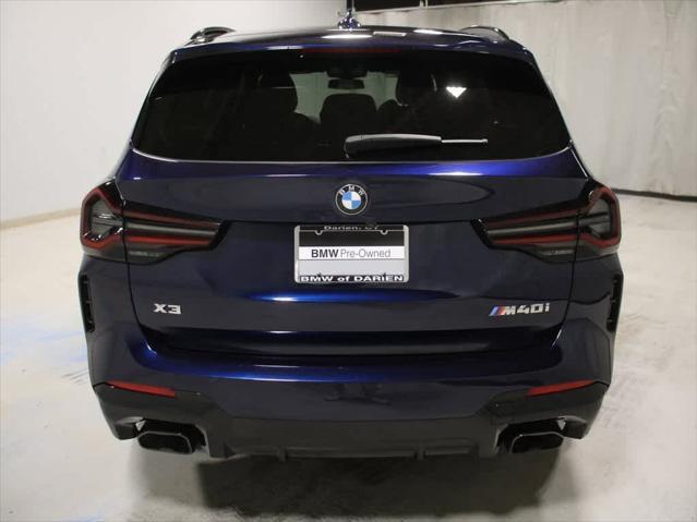 used 2022 BMW X3 car, priced at $44,995