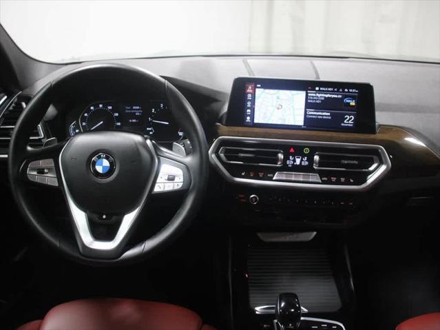 used 2022 BMW X3 car, priced at $37,495