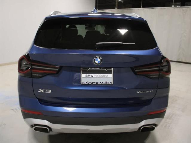 used 2022 BMW X3 car, priced at $35,495