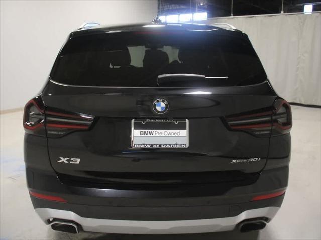 used 2022 BMW X3 car, priced at $36,695