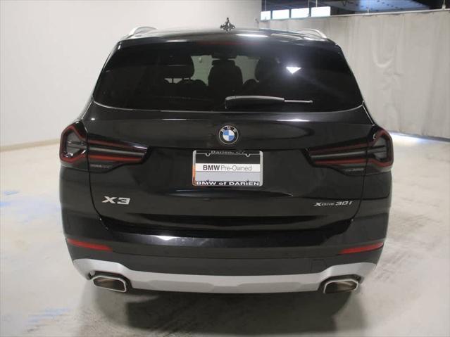 used 2022 BMW X3 car, priced at $38,995