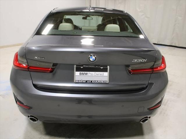 used 2022 BMW 330 car, priced at $34,495