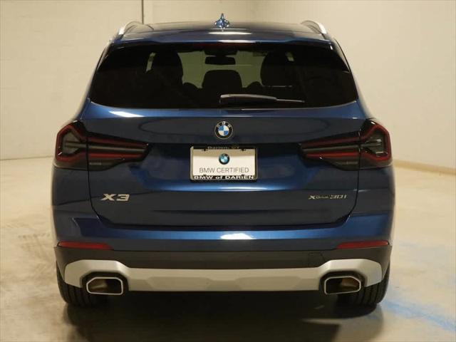 used 2022 BMW X3 car, priced at $40,495