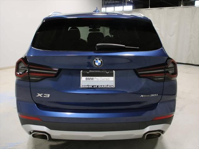 used 2022 BMW X3 car, priced at $36,995