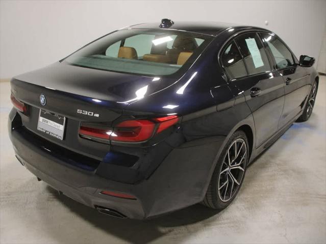 used 2022 BMW 530e car, priced at $38,295