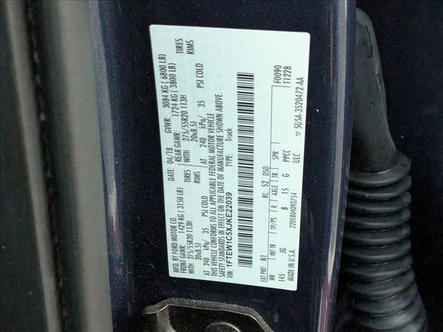 used 2018 Ford F-150 car, priced at $19,989