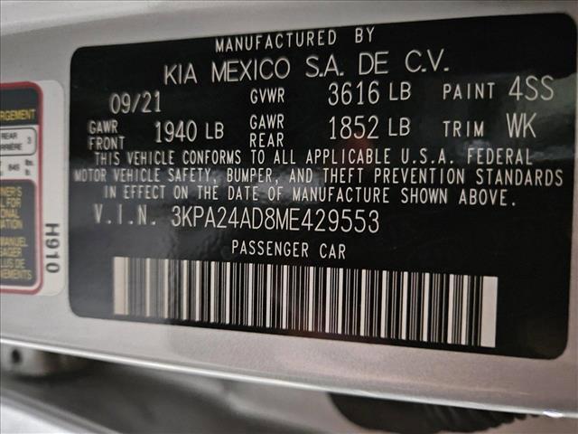 used 2021 Kia Rio car, priced at $14,989