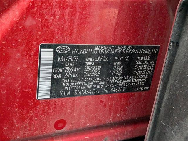 used 2022 Hyundai Santa Fe car, priced at $25,995