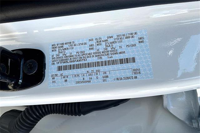 new 2025 Ford F-150 car, priced at $78,200