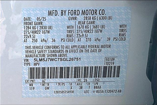 new 2025 Lincoln Aviator car, priced at $73,220