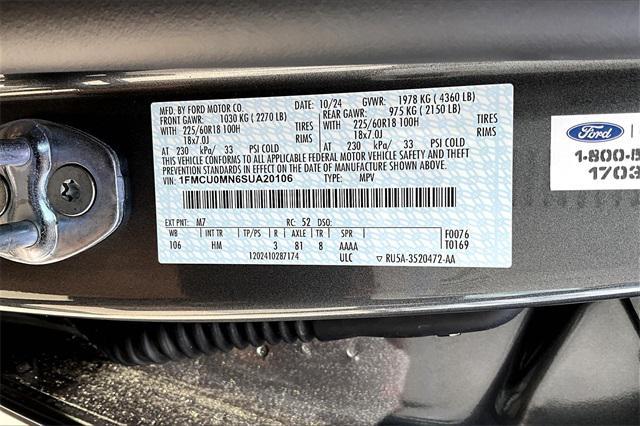 new 2025 Ford Escape car, priced at $30,985