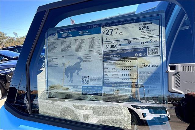 new 2025 Ford Bronco Sport car, priced at $37,715