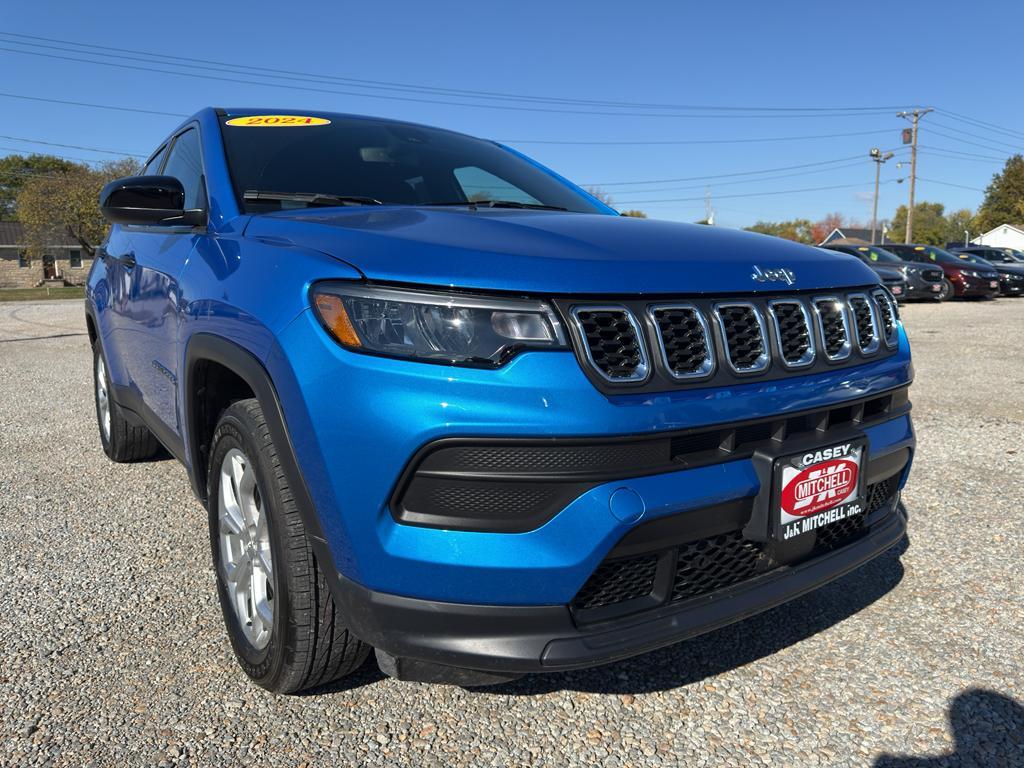 used 2024 Jeep Compass car, priced at $23,900