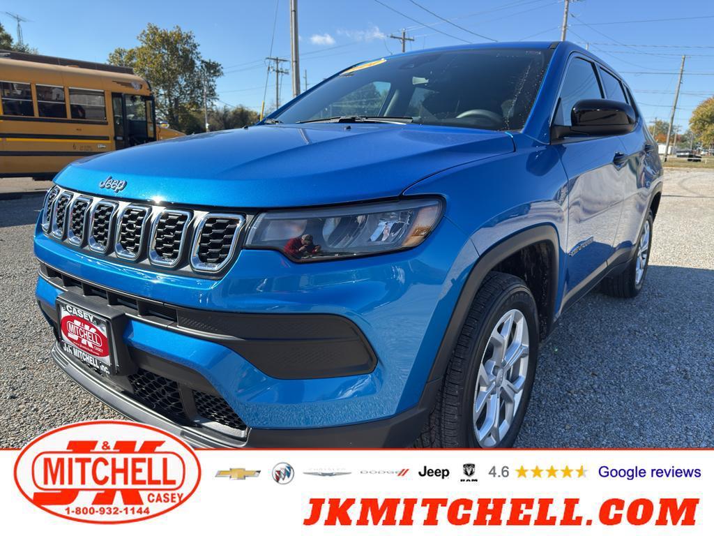 used 2024 Jeep Compass car, priced at $23,900