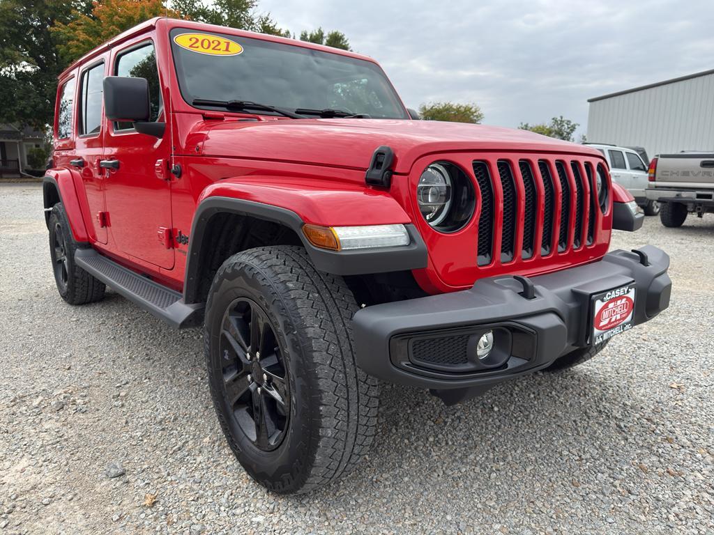 used 2021 Jeep Wrangler Unlimited car, priced at $33,900