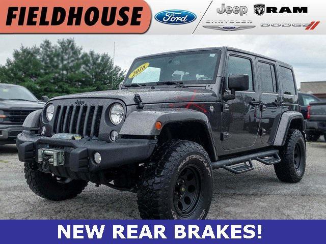 used 2016 Jeep Wrangler Unlimited car, priced at $20,782