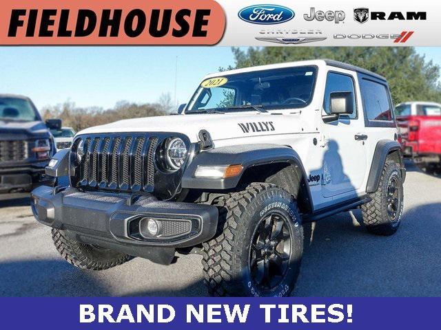 used 2021 Jeep Wrangler car, priced at $24,463