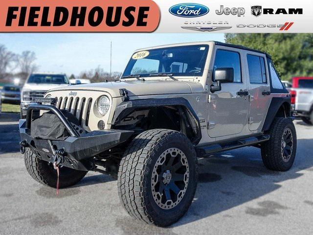 used 2016 Jeep Wrangler Unlimited car, priced at $18,592