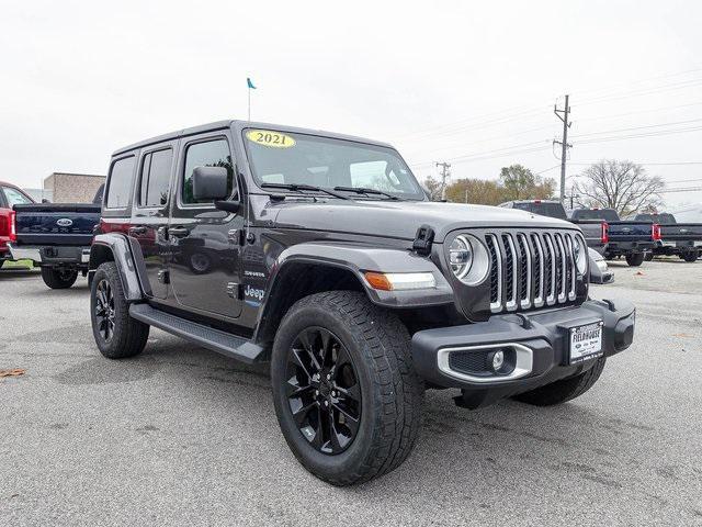 used 2021 Jeep Wrangler Unlimited car, priced at $30,566