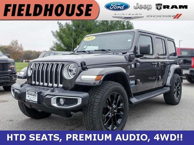 used 2021 Jeep Wrangler Unlimited car, priced at $30,566