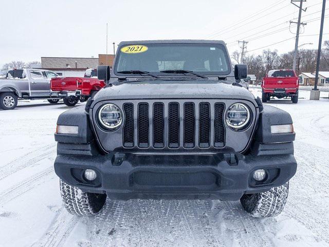 used 2021 Jeep Wrangler Unlimited car, priced at $30,309