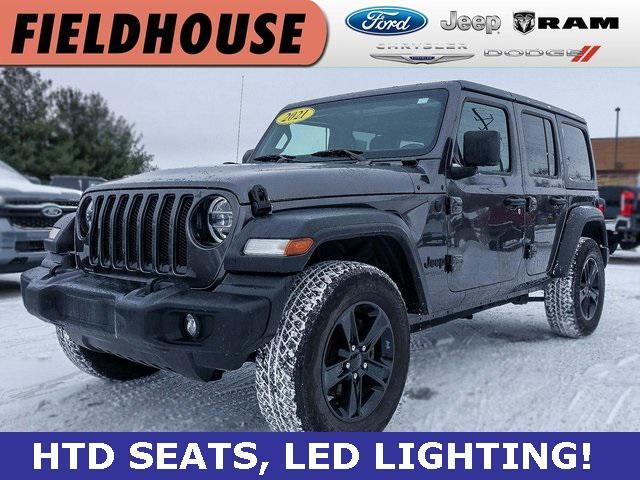 used 2021 Jeep Wrangler Unlimited car, priced at $30,309