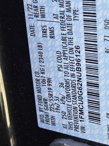 used 2022 Ford Escape car, priced at $18,999