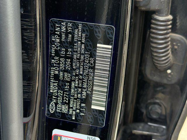 used 2022 Hyundai Elantra car, priced at $18,999