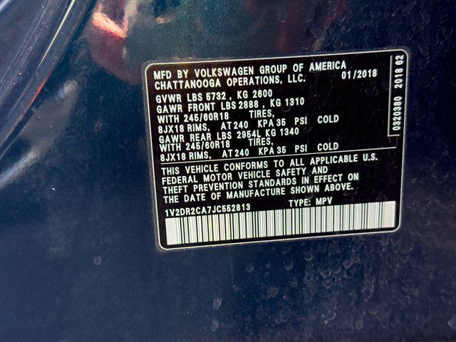used 2018 Volkswagen Atlas car, priced at $14,999