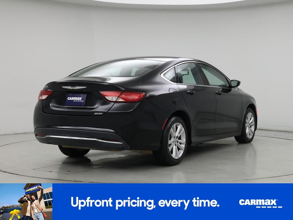 used 2015 Chrysler 200 car, priced at $11,998