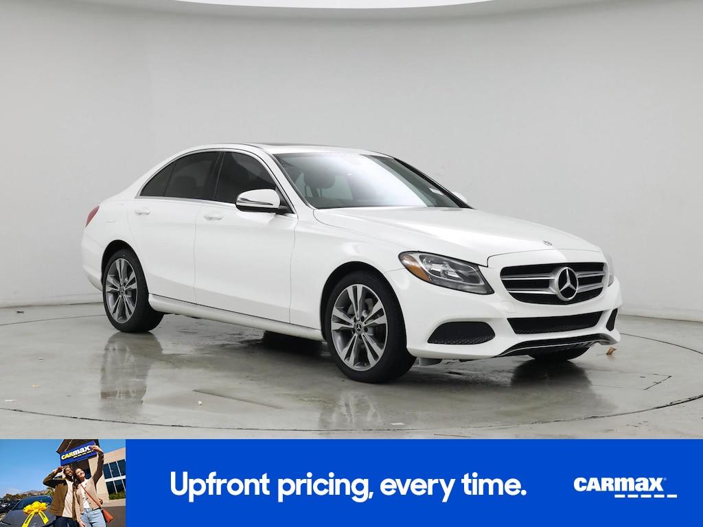 used 2018 Mercedes-Benz C-Class car, priced at $20,998