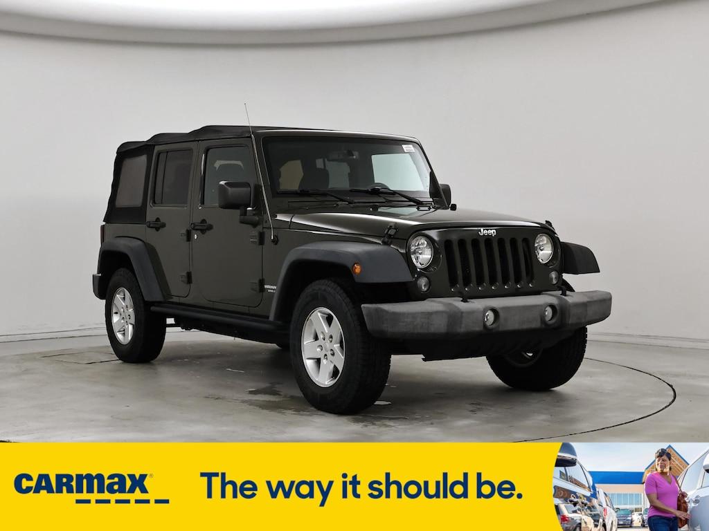 used 2016 Jeep Wrangler car, priced at $20,998