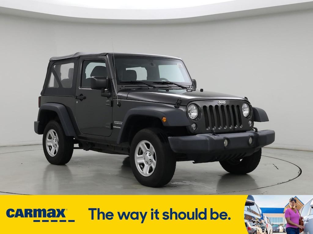 used 2017 Jeep Wrangler car, priced at $21,998