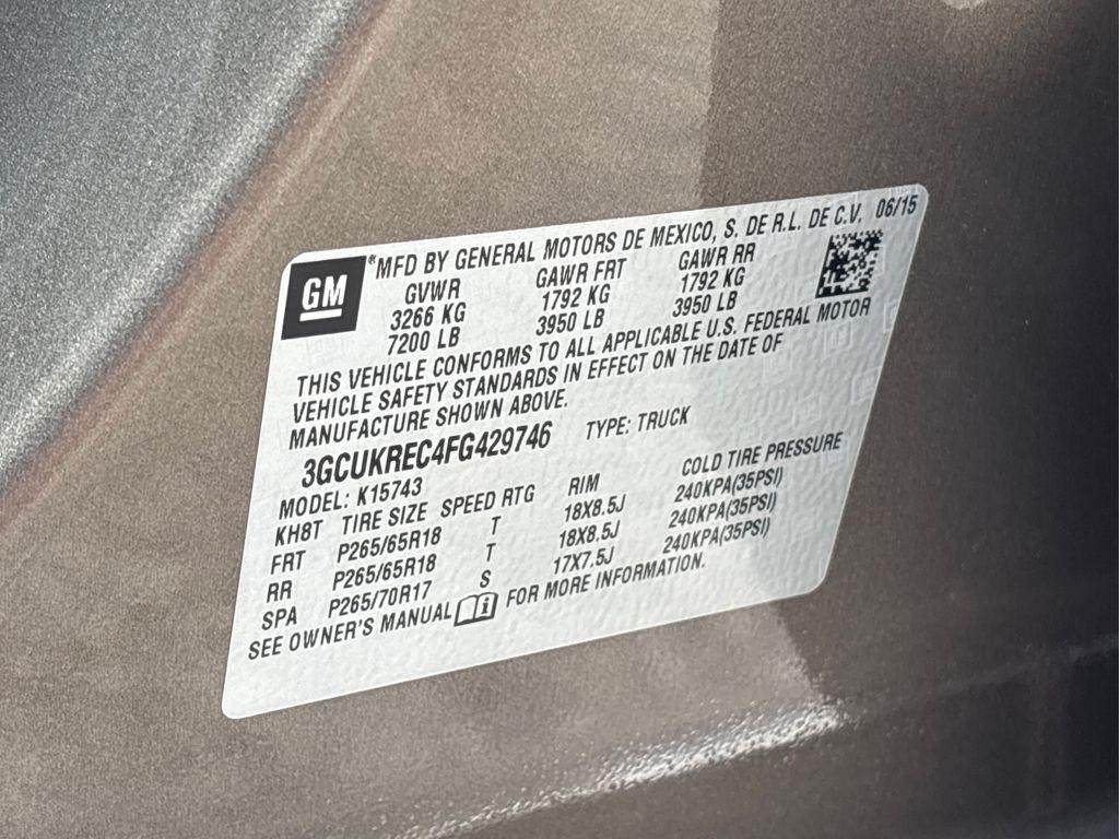 used 2015 Chevrolet Silverado 1500 car, priced at $24,130