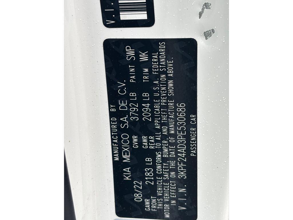 used 2023 Kia Forte car, priced at $18,224