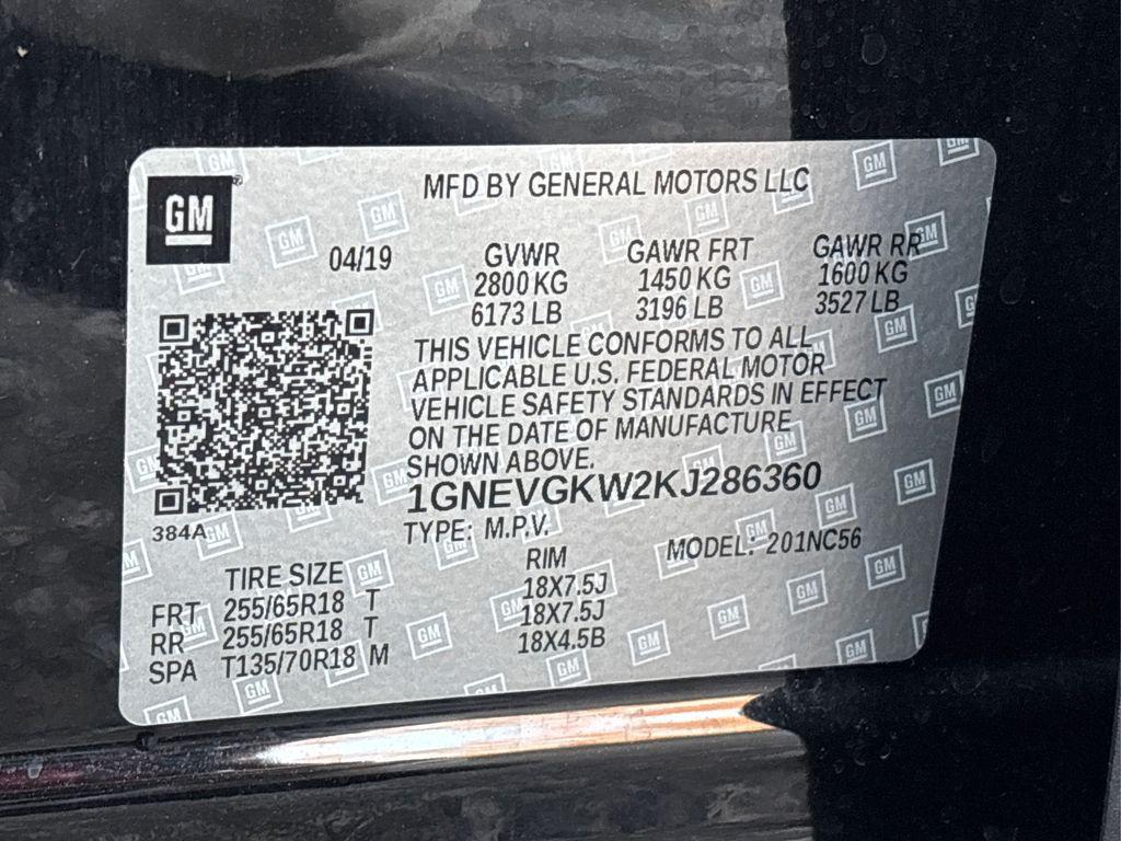 used 2019 Chevrolet Traverse car, priced at $20,394