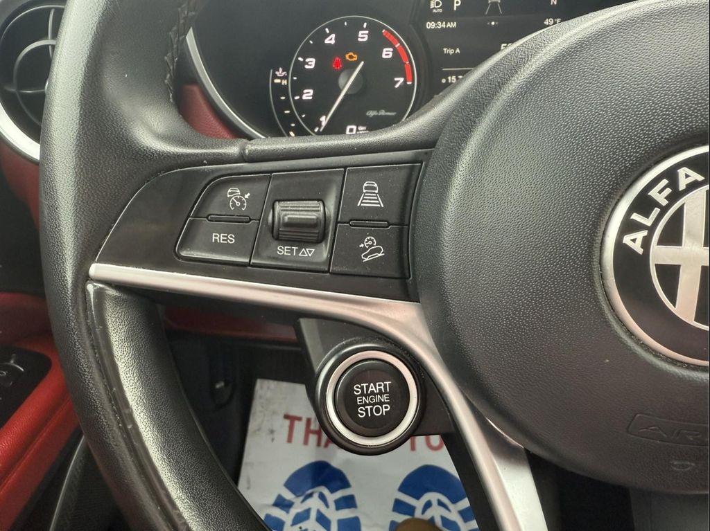 used 2019 Alfa Romeo Stelvio car, priced at $30,000