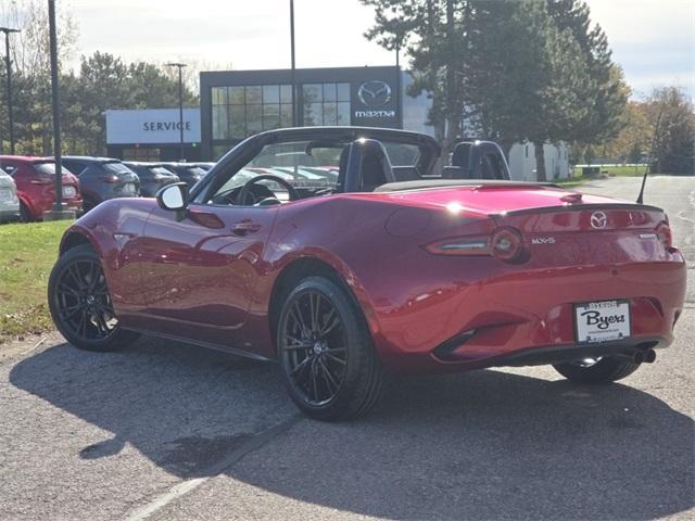 new 2025 Mazda MX-5 Miata car, priced at $35,610
