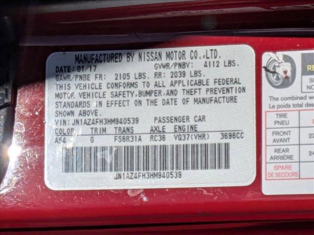 used 2017 Nissan 370Z car, priced at $27,998