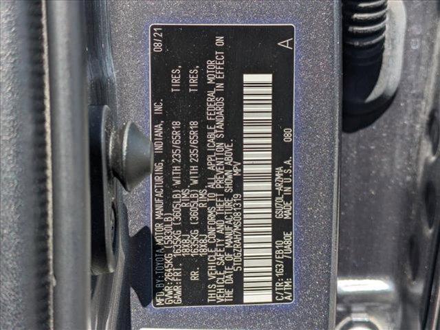 used 2021 Toyota Highlander car, priced at $29,992
