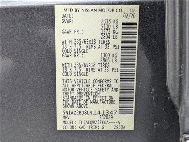 used 2020 Nissan Murano car, priced at $17,388