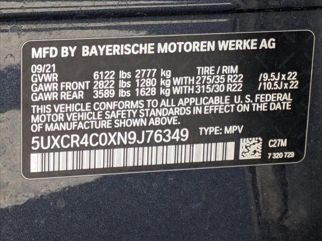 used 2022 BMW X5 car, priced at $41,387