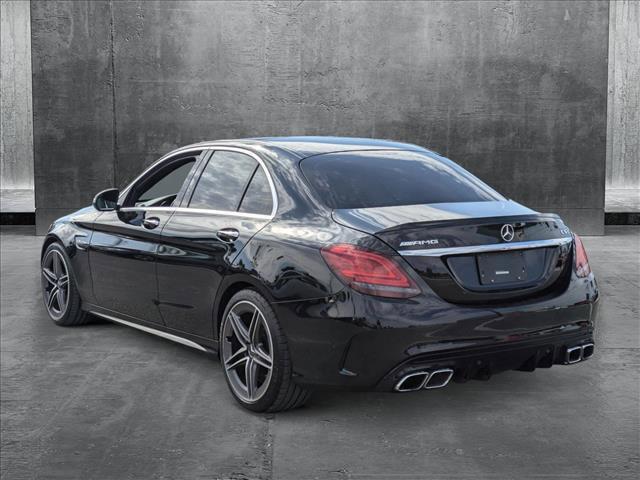 used 2021 Mercedes-Benz AMG C 63 car, priced at $49,995