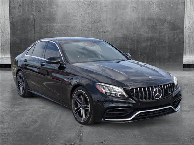 used 2021 Mercedes-Benz AMG C 63 car, priced at $49,995