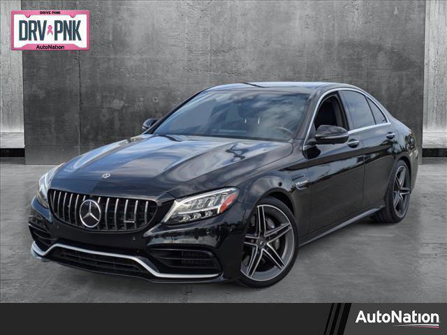 used 2021 Mercedes-Benz AMG C 63 car, priced at $49,995