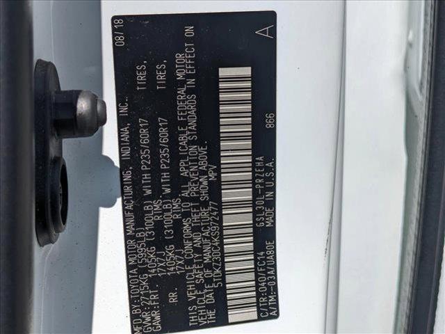 used 2019 Toyota Sienna car, priced at $24,995